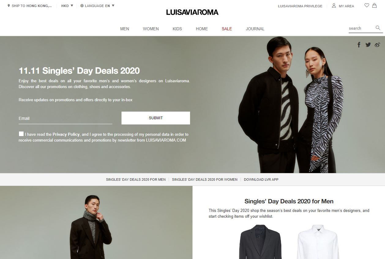 Net-A-Porter 雙11優惠